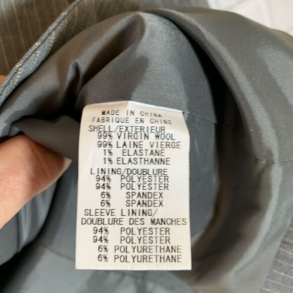 Theory Matelda North Hampton Striped Blazer Sz 8 - Picture 4 of 5